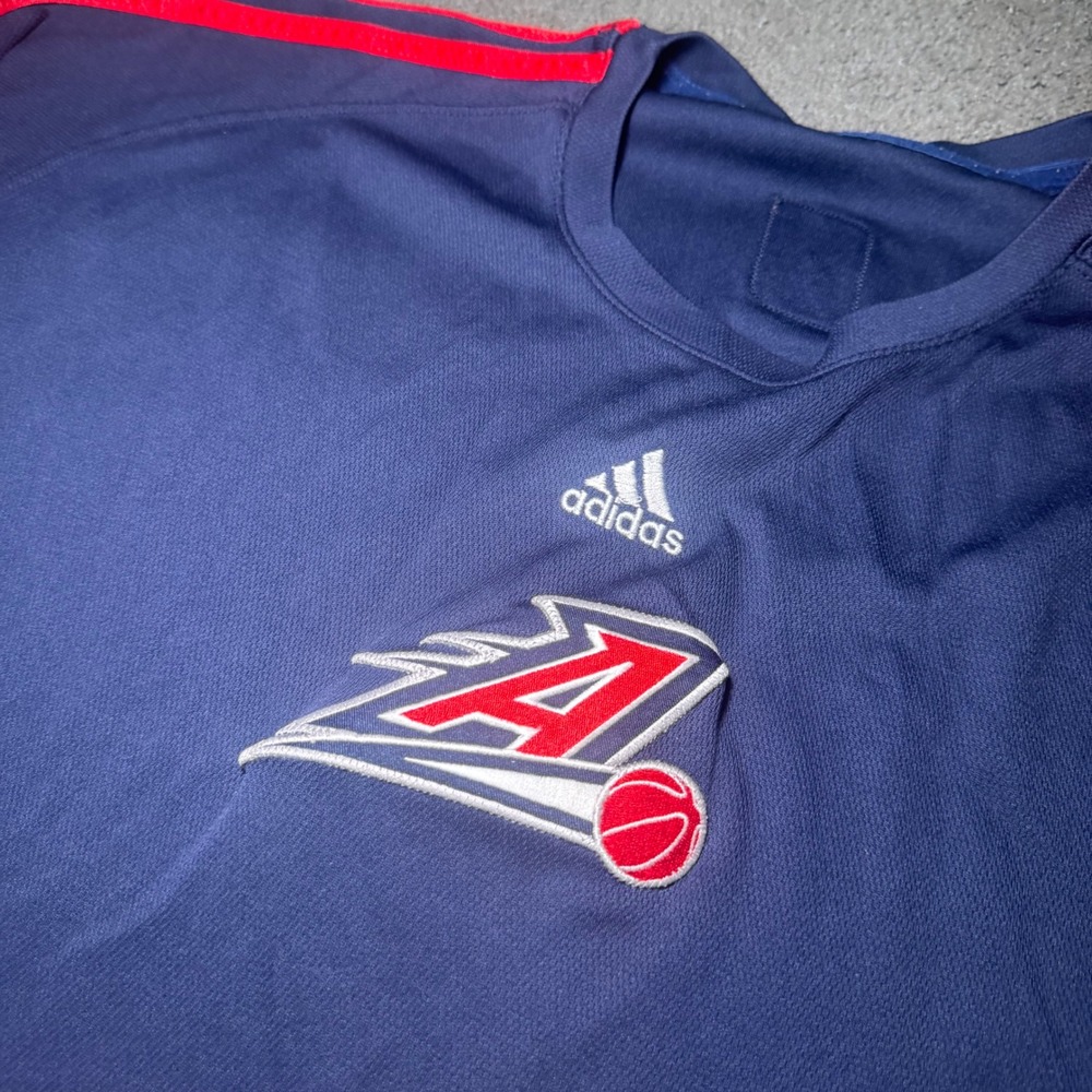 Adidas Anaheim Arsenal NBA D-League Shooting Shirt Navy Blue Player Issued 2X - Picture 2 of 6